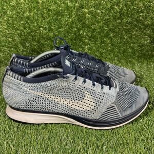 Nike Flyknit Racer Blue Tint Men’s sz 13 Style: 862713-401 Blue tint